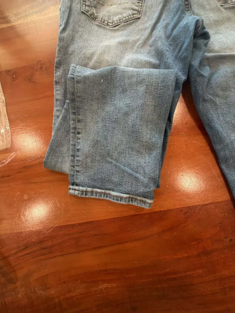 Aeropostale  Men’s Athletic Skinny Distressed Blue Jeans Size 34x34
